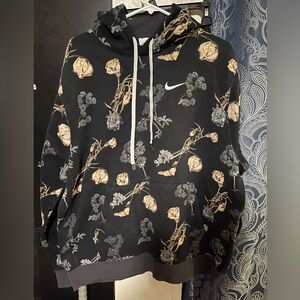 Nike Sportswear Club Hoodie Pullover Mens XL Fleece Floral DQ3483-060